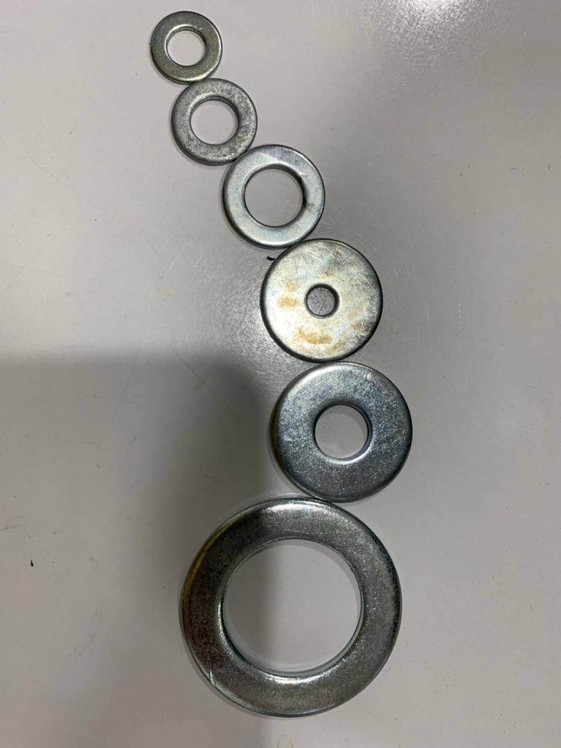 واشر تخت گالوانیزه 1.5*25*10