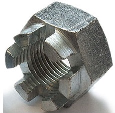 مهره چاکدار  دنده ریز آلمانی 20 بسته 50 عددی